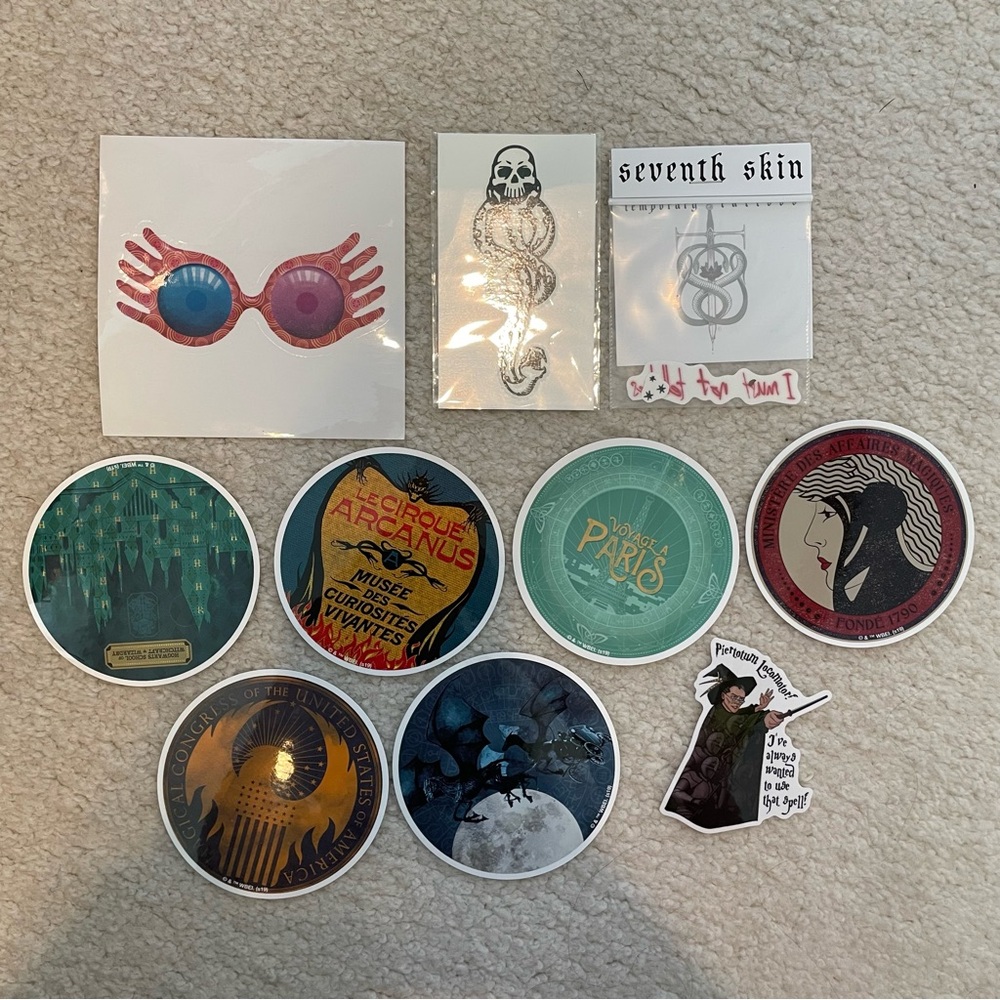 Assorted Harry Potter and Fantastic Beasts Stickers